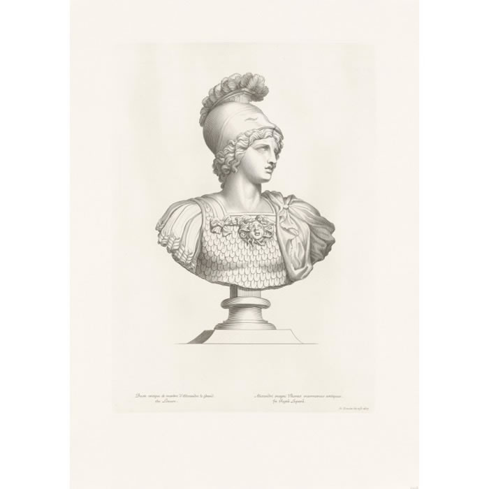 Alexander the Great - Une estampe d’après Étienne Baudet