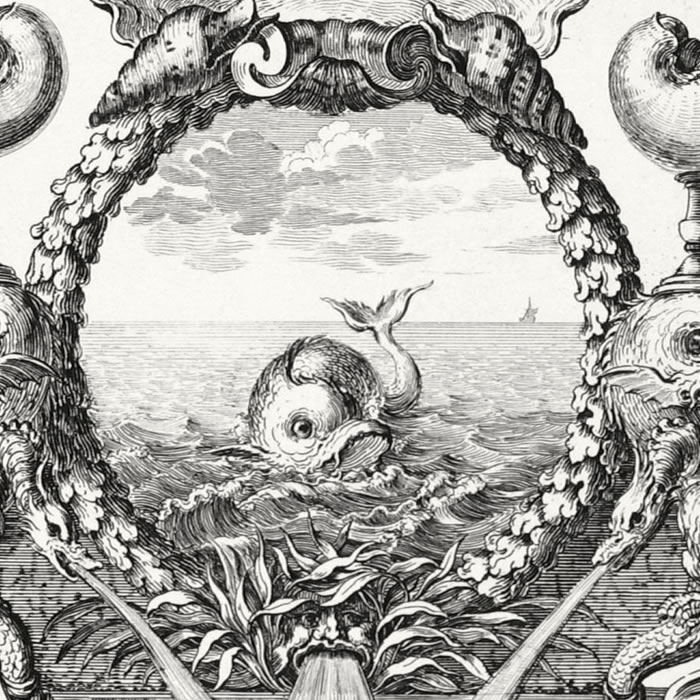 L’Eau : hunc et monstra timent - Une estampe d’après Jacques Bailly