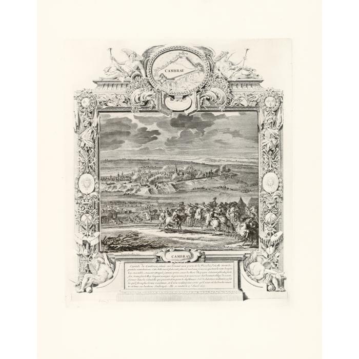 Reddition de Cambrai en 1677 - Une estampe d’après Sébastien Leclerc
