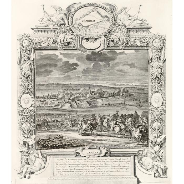 Reddition de Cambrai en 1677 - Une estampe d’après Sébastien Leclerc