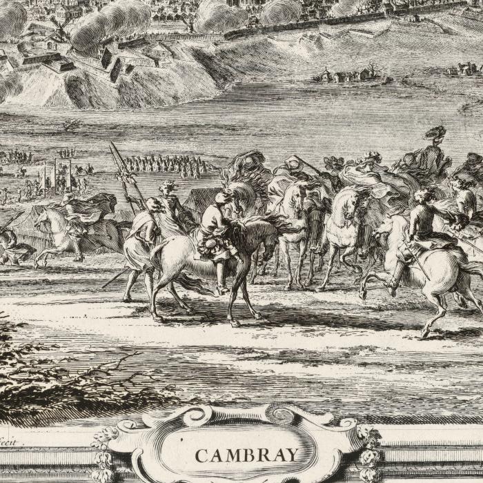 Reddition de Cambrai en 1677 - Une estampe d’après Sébastien Leclerc