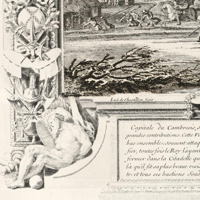 Reddition de Cambrai en 1677 - Une estampe d’après Sébastien Leclerc