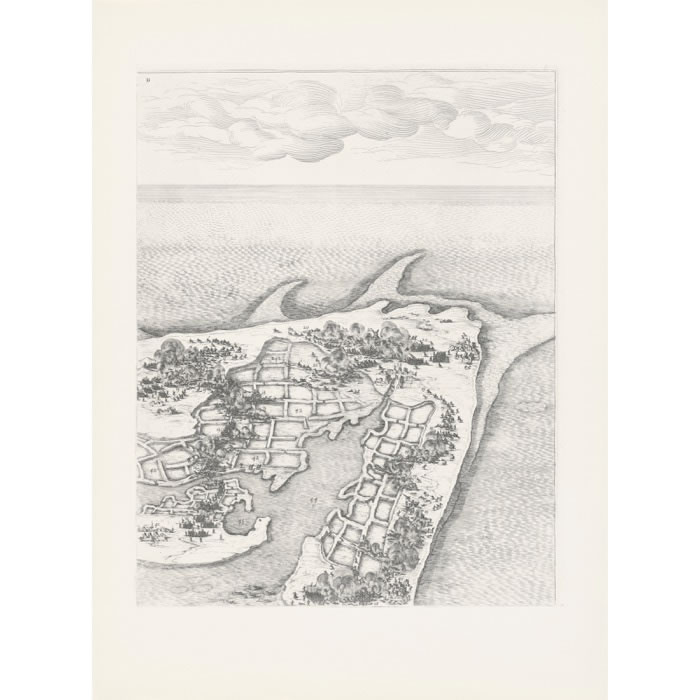 Le siège de l’île de Ré - Une estampe d’après Jacques Callot