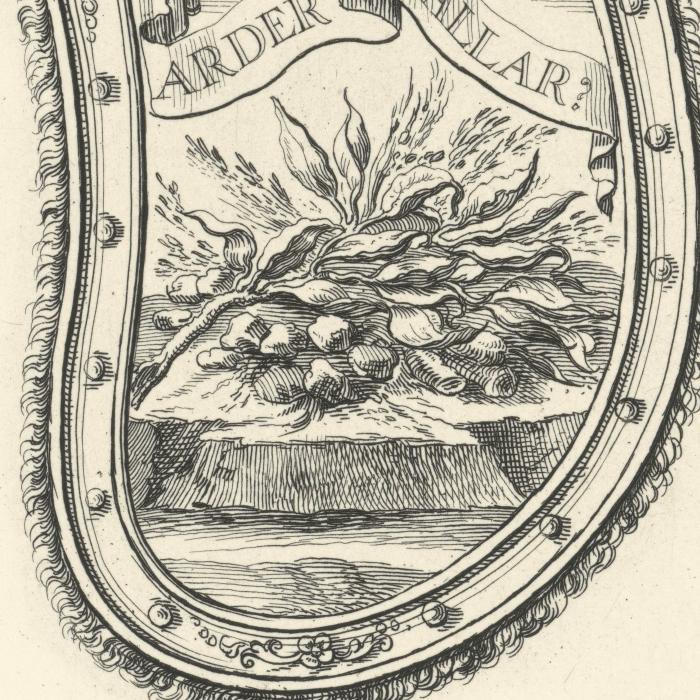 Bouclier du chevalier de Rohan - Une estampe d’après François Chauveau