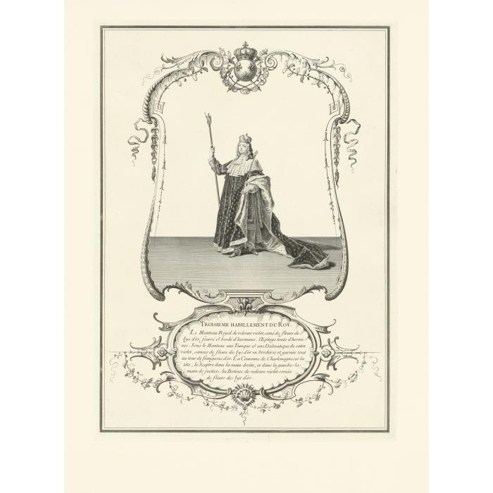 Third attire of the King - Une estampe d’après Pierre Dulin
