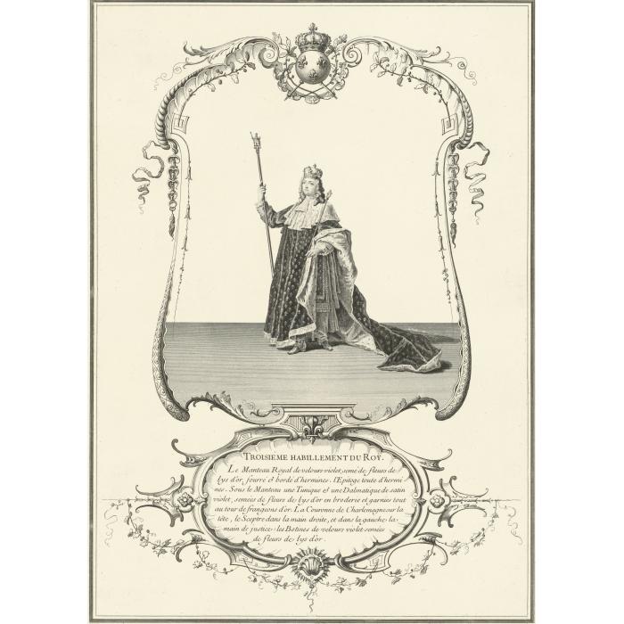 Third attire of the King - Une estampe d’après Pierre Dulin