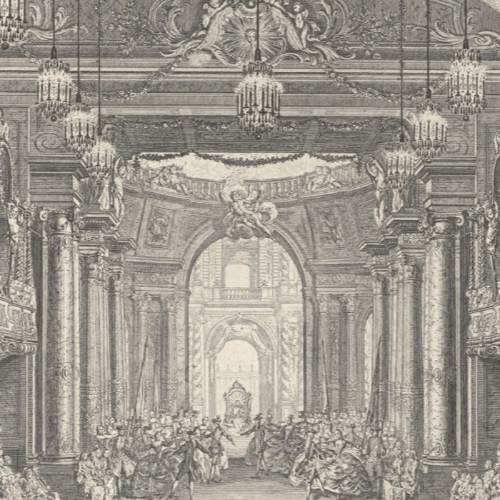 La représentation de la Princesse de Navarre - Une estampe d’après René-Michel Slodtz