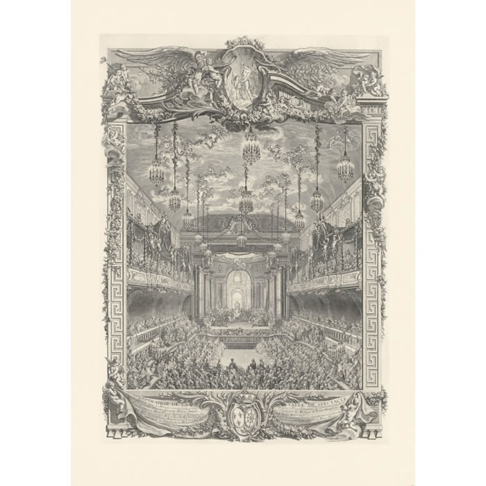 La représentation de la Princesse de Navarre - Une estampe d’après René-Michel Slodtz