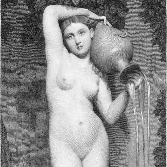 The Source - Une estampe d’après Jean-Auguste-Dominique Ingres