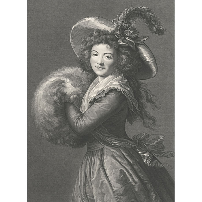 Madame Molé-Raymond - Une estampe d’après Louise-Élisabeth Vigée-Le Brun