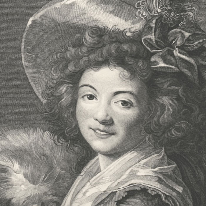Madame Molé-Raymond - Une estampe d’après Louise-Élisabeth Vigée-Le Brun