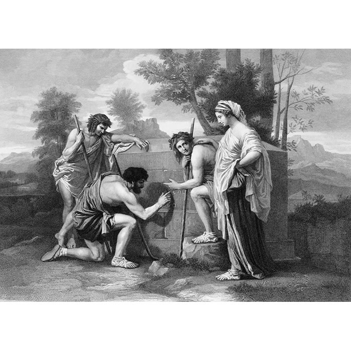 Et in Arcadia ego - Une estampe d’après Nicolas Poussin