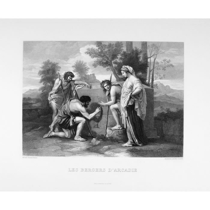 Et in Arcadia ego - Une estampe d’après Nicolas Poussin