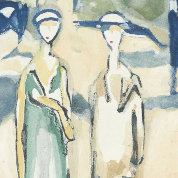 Avenue du Bois - Une estampe d’après Kees van Dongen
