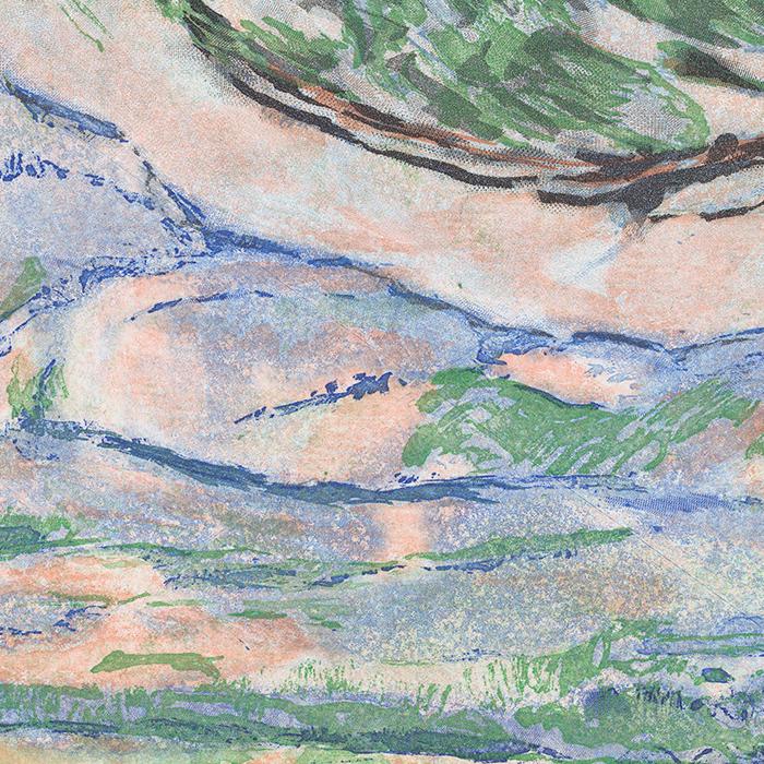 La Montagne Sainte-Victoire - Une estampe d’après Paul Cézanne