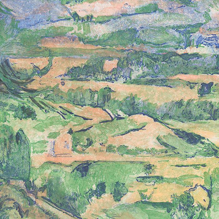 La Montagne Sainte-Victoire - Une estampe d’après Paul Cézanne