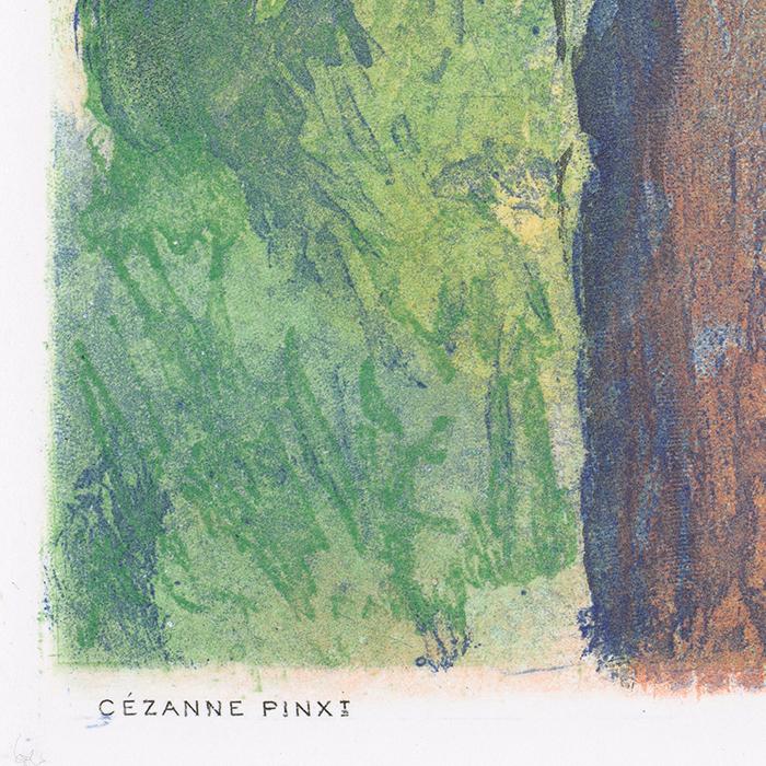 La Montagne Sainte-Victoire - Une estampe d’après Paul Cézanne