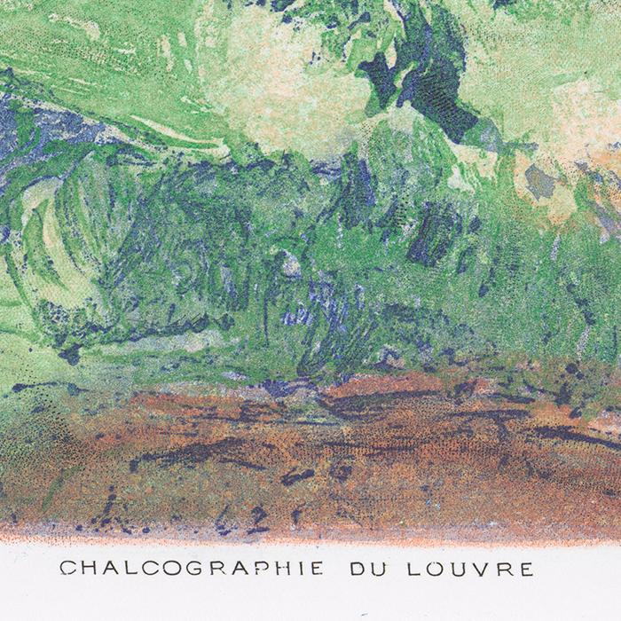 La Montagne Sainte-Victoire - Une estampe d’après Paul Cézanne