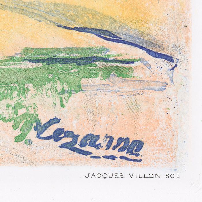 La Montagne Sainte-Victoire - Une estampe d’après Paul Cézanne