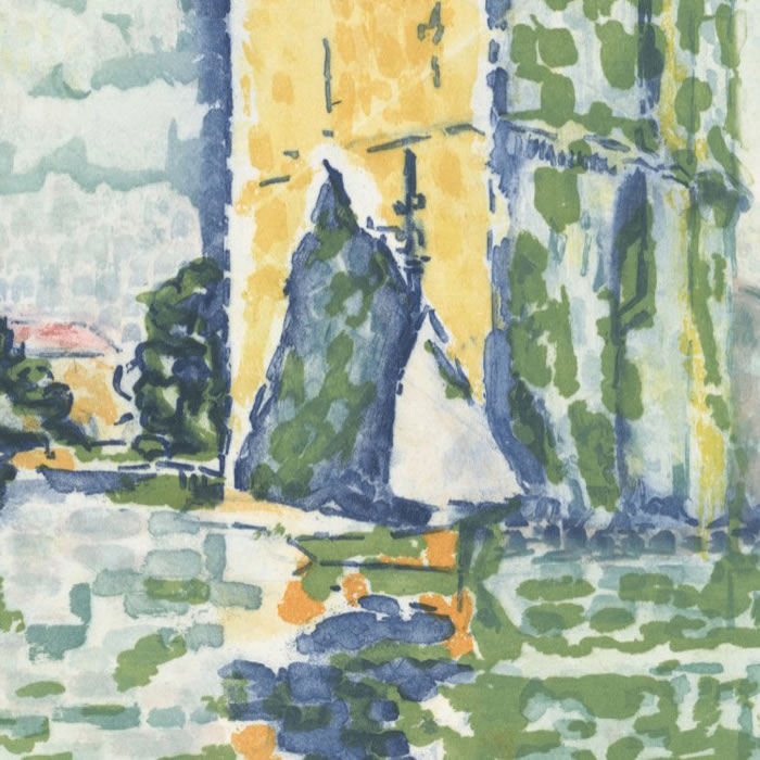 Le port de La Rochelle - Une estampe d’après Paul Signac