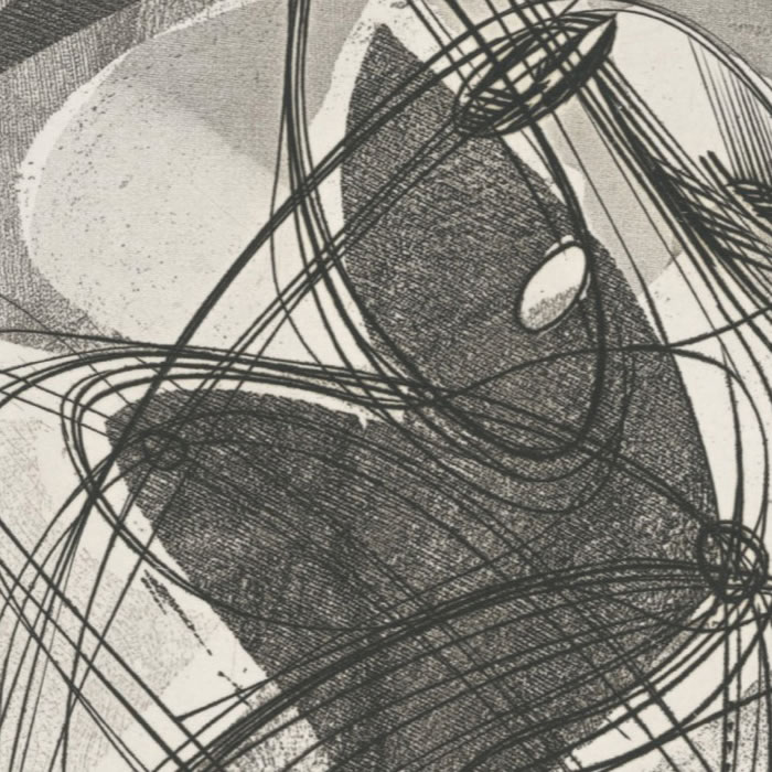 Personnage agenouillé - Une estampe d’après Stanley William Hayter