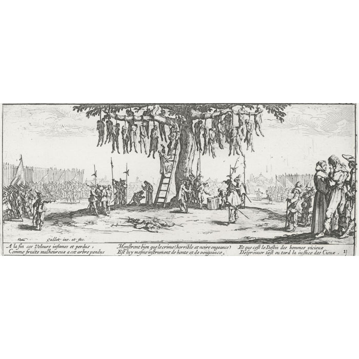 La Pendaison - Une estampe d’après Jacques Callot