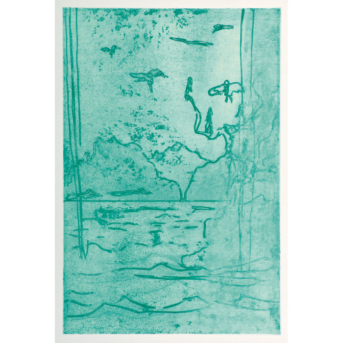 Pelican Island - Une estampe d’après Peter Doig