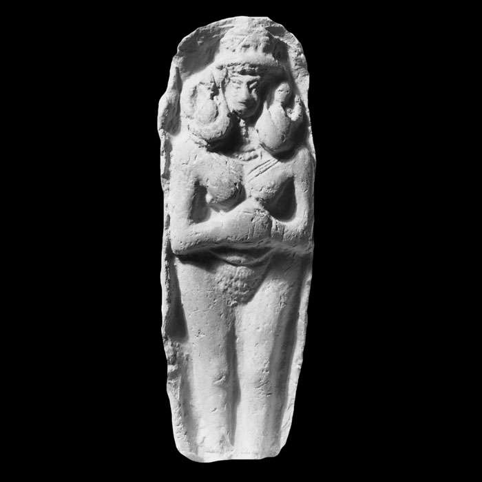 Plaquette figurine of a female nude - Eastern antiquities - Reproduction d’une sculpture du Musée du Louvre, Paris