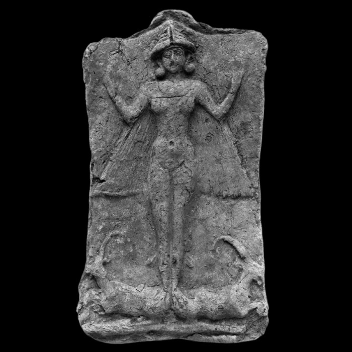 Tablet of Ishtar - Eastern antiquities - Reproduction d’une sculpture du Musée du Louvre, Paris