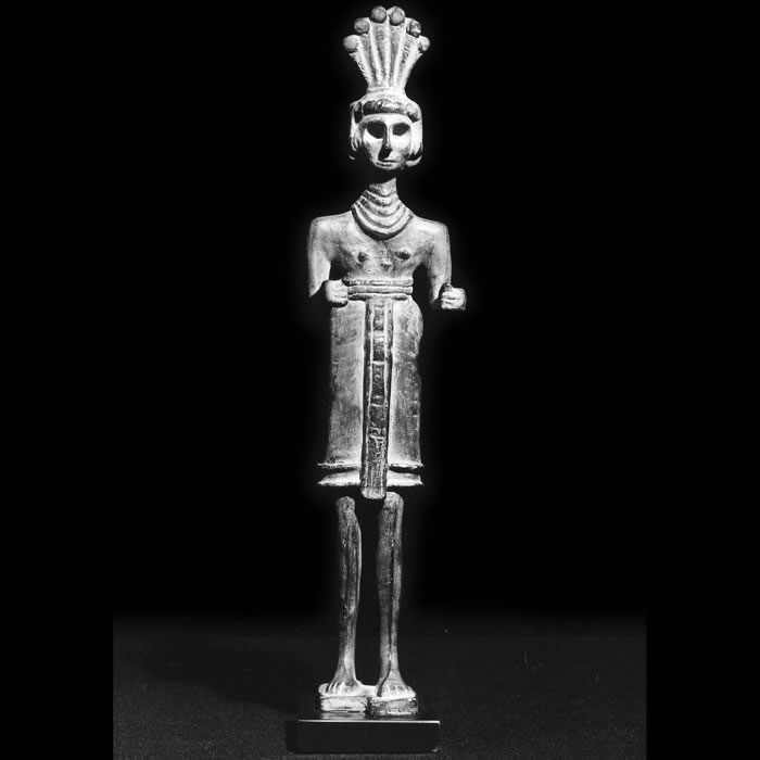 Dieu guerrier syrien - Antiquités orientales - Reproduction d’une sculpture du Musée du Louvre, Paris
