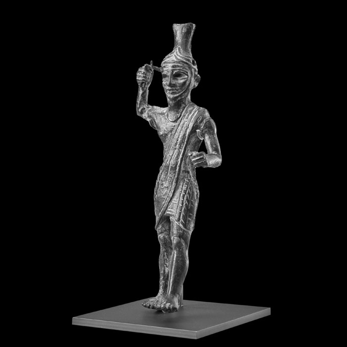 Baal With Thunderbolt - Eastern antiquities - Reproduction d’une sculpture du Musée du Louvre, Paris