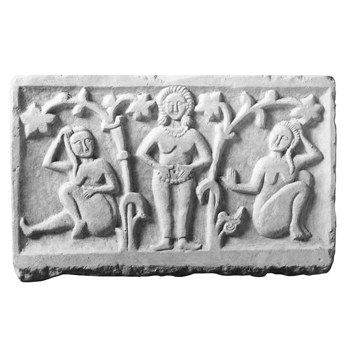 Bas-relief of the fertility rite - Eastern antiquities - Reproduction d’une sculpture du Musée du Louvre, Paris