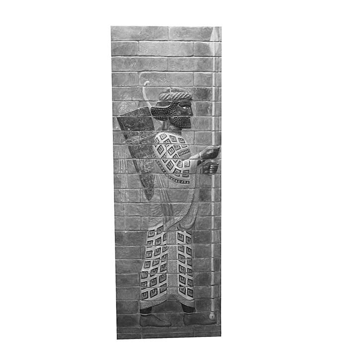 Archer profil droit de Darius I - Antiquités orientales - Reproduction d’une sculpture du Musée du Louvre, Paris
