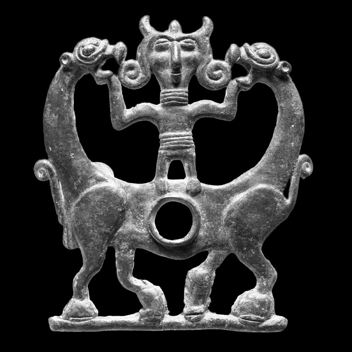 Petit mors du Luristan - Antiquités orientales - Reproduction d’une sculpture du Musée du Louvre, Paris