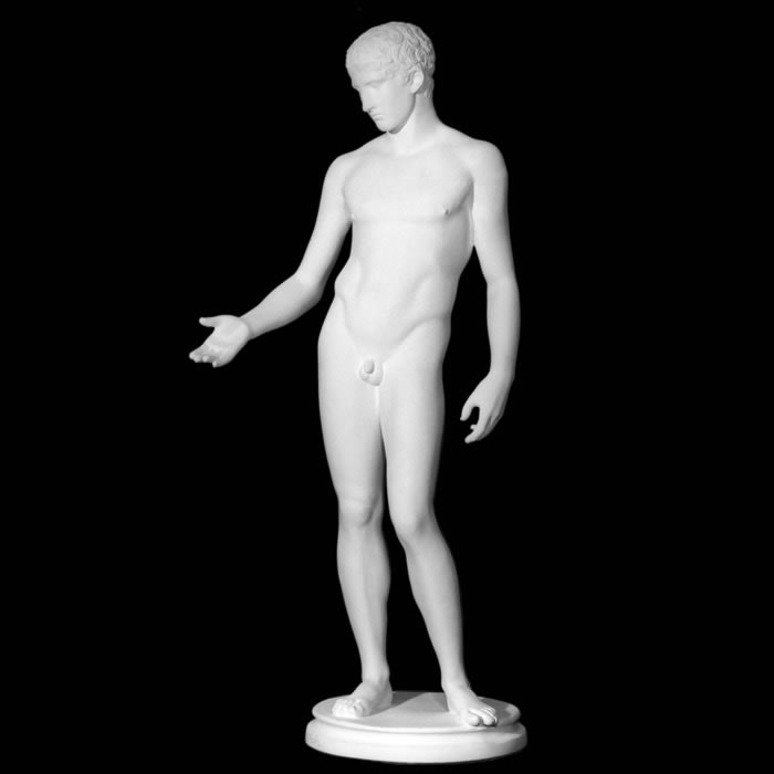 Antinous after the Capitoline Antinous - Greco-Roman antiquities - Reproduction d’une sculpture du Musée du Louvre, Paris
