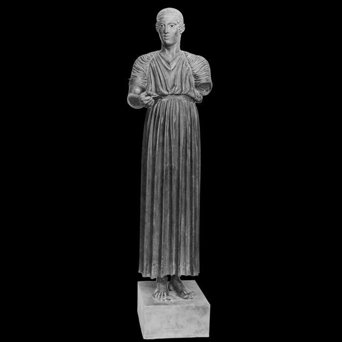 Charioteer of Delphi - Greco-Roman antiquities - Reproduction d’une sculpture du Musée Archéologique, Delphes