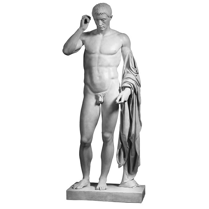 Marcellus en orateur - Antiquités gréco-romaines - Reproduction d’une sculpture du Musée du Louvre, Paris