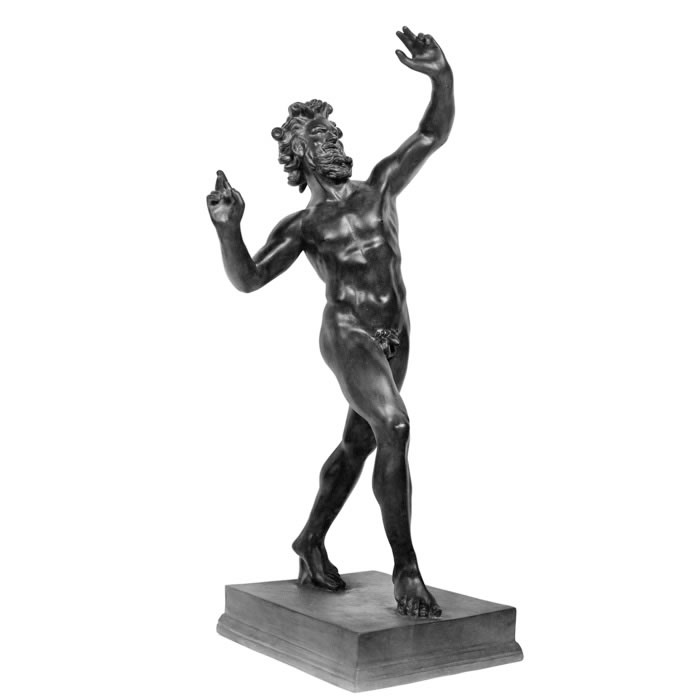 Dancing faun from Pompeii - Greco-Roman antiquities - Reproduction d’une sculpture du Musée Archéologique National, Naples