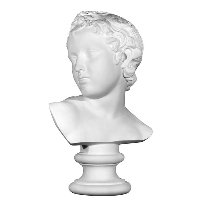 Buste d’Eros - Antiquités gréco-romaines - Reproduction d’une sculpture du 
