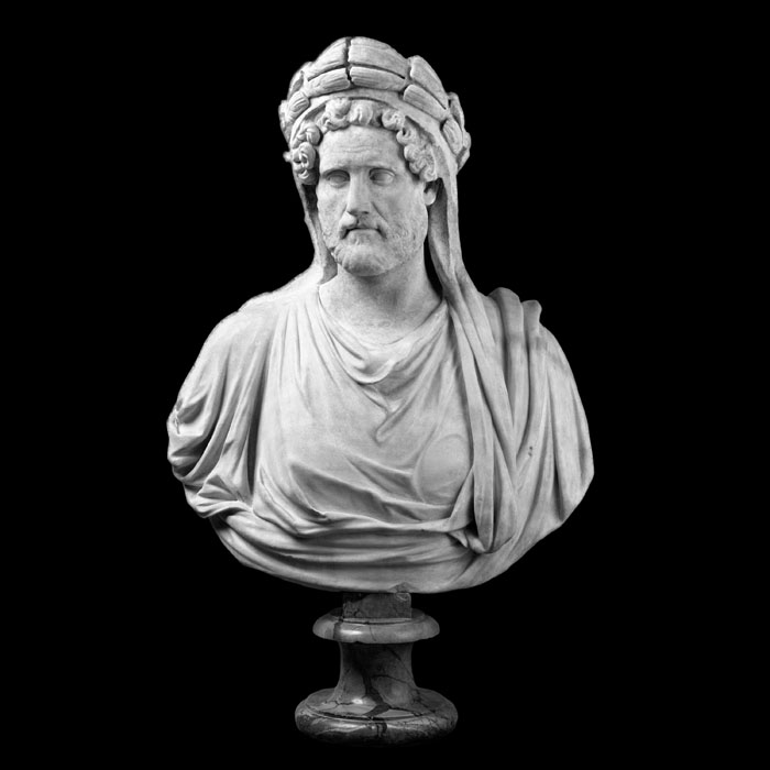 Bust of Antoninus Pius - Greco-Roman antiquities - Reproduction d’une sculpture du Musée du Louvre, Paris