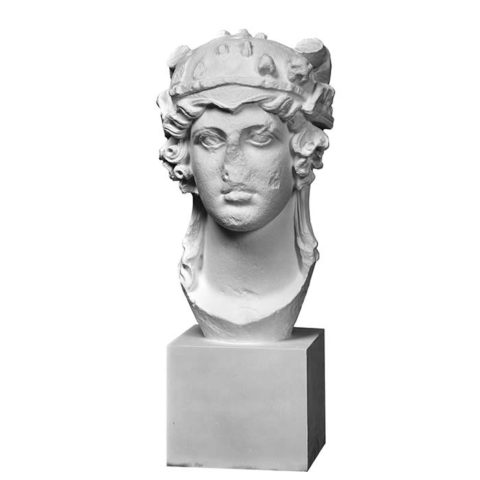 Head of Athena, known as the Odescalchi Athena - Greco-Roman antiquities - Reproduction d’une sculpture du Musée du Louvre, Paris