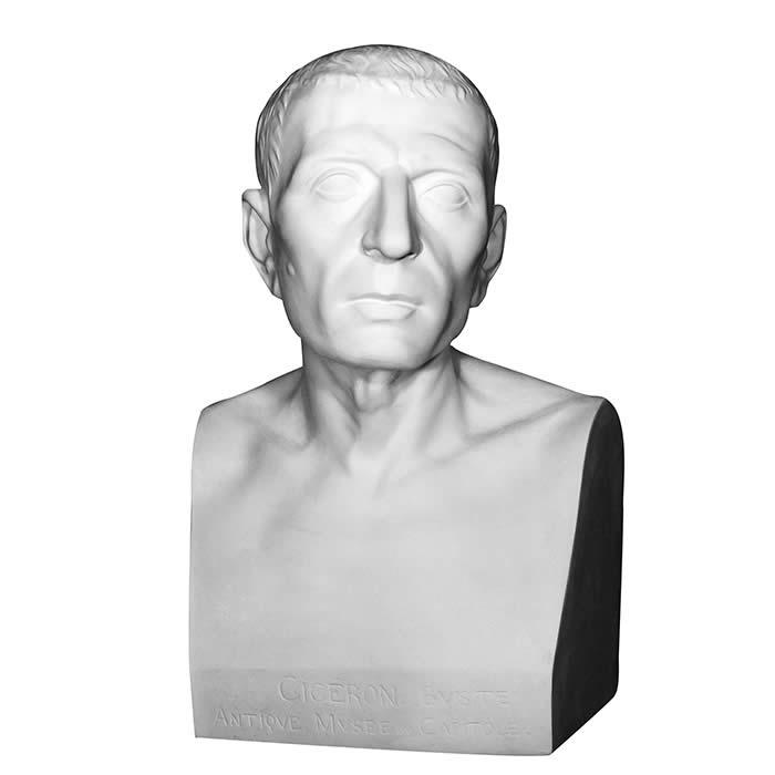 Bust of Cicero - Greco-Roman antiquities - Reproduction d’une sculpture du Musée du Capitole, Rome
