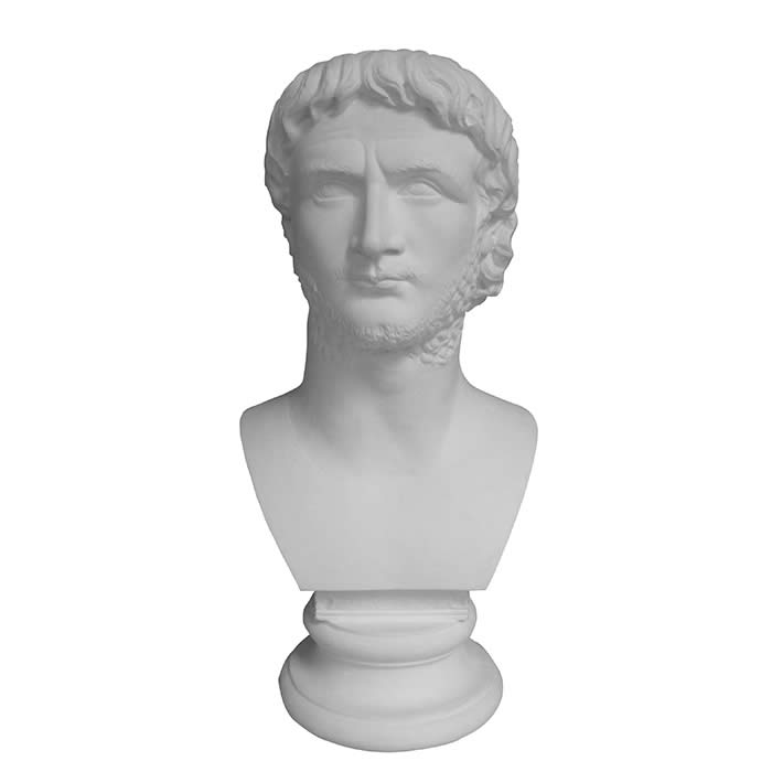 Buste de l’empereur Gallien - Antiquités gréco-romaines - Reproduction d’une sculpture du Musée du Louvre, Paris