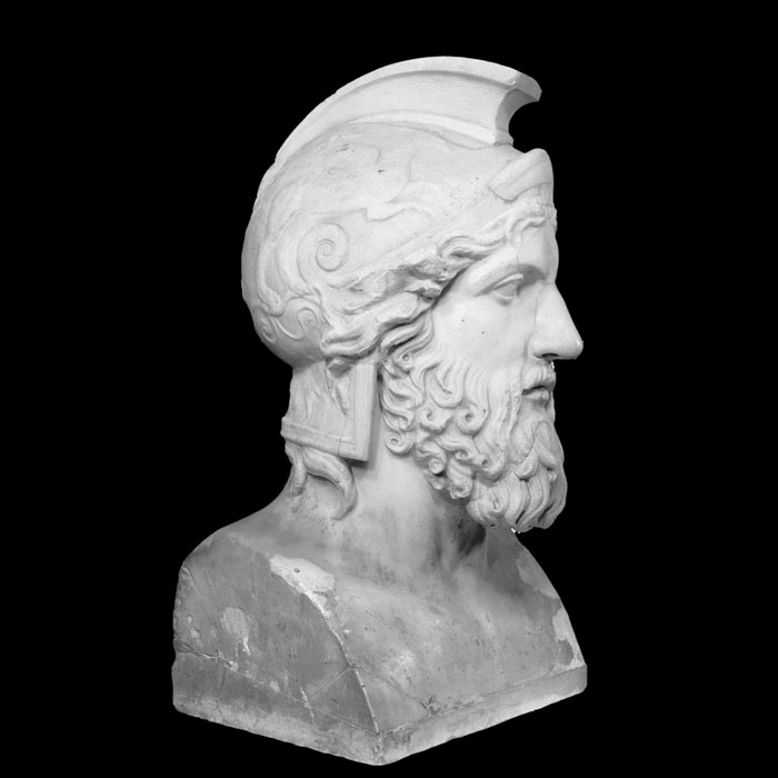 Greek general, Miltiade - Greco-Roman antiquities - Reproduction d’une sculpture du Musée du Louvre, Paris