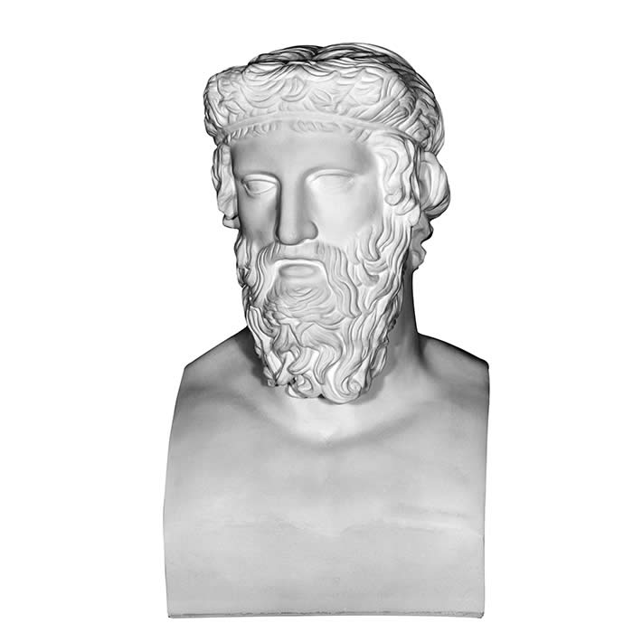 Bust of Plato - Greco-Roman antiquities - Reproduction d’une sculpture du Musées du Vatican, Rome