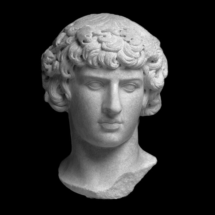 Antinous as Bacchus - Greco-Roman antiquities - Reproduction d’une sculpture du Musée du Louvre, Paris