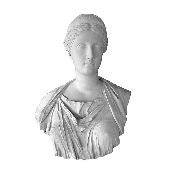 Bust of Empress Sabina, wife of Hadrian - Greco-Roman antiquities - Reproduction d’une sculpture du Musée du Louvre, Paris