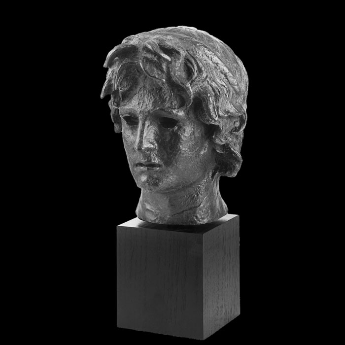 Tête de l’Ephèbe d’Agde - Antiquités gréco-romaines - Reproduction d’une sculpture du Musée Agathois Jules Baudou, Agde