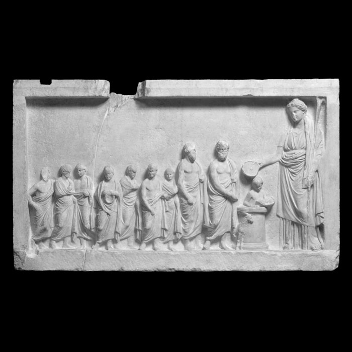 Sacrifice to Demeter - Greco-Roman antiquities - Reproduction d’une sculpture du Musée du Louvre, Paris
