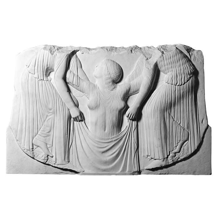 Ludovisi triptych: stele of the birth of Venus - Greco-Roman antiquities - Reproduction d’une sculpture du Musée des Thermes de Dioclétien, Rome